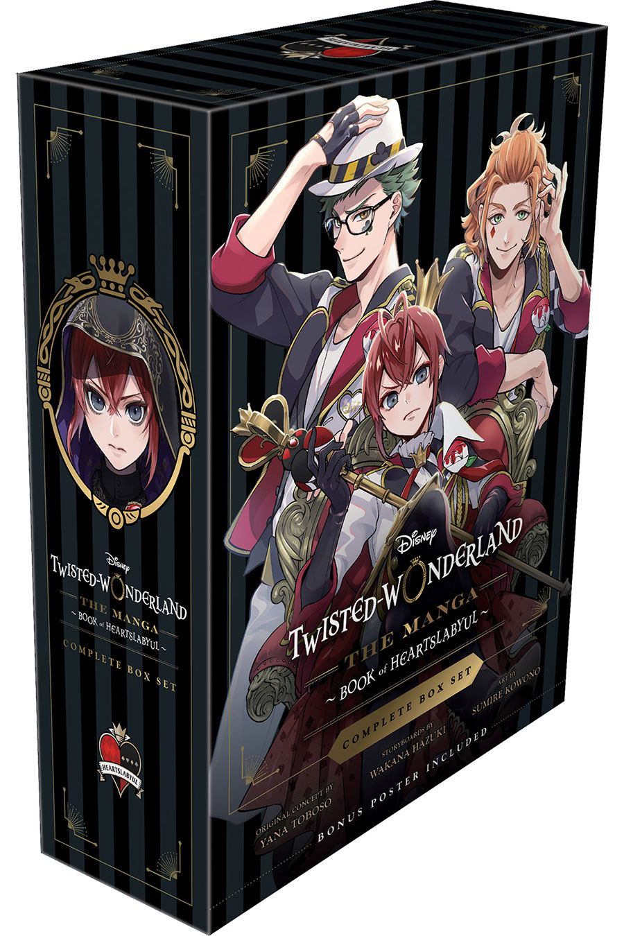 DISNEY TWISTED WONDERLAND HEARTSLABYUL GN BOX SET VOL 1 - 4