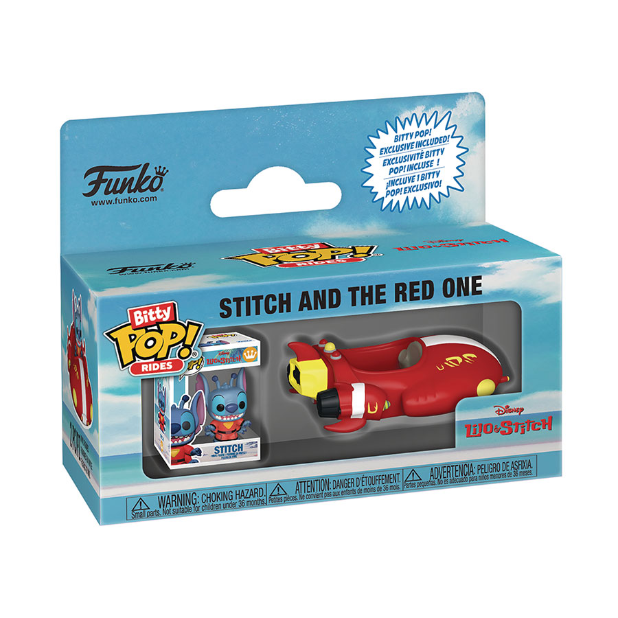 BITTY POP RIDE LILO & STITCH THE RED ONE W/STITCH FIG (C: 1-