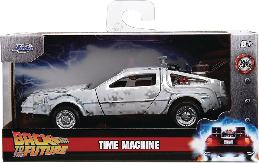BACK TO FUTURE TIME MACHINE FROST 1/32 DIE-CAST VEHICLE