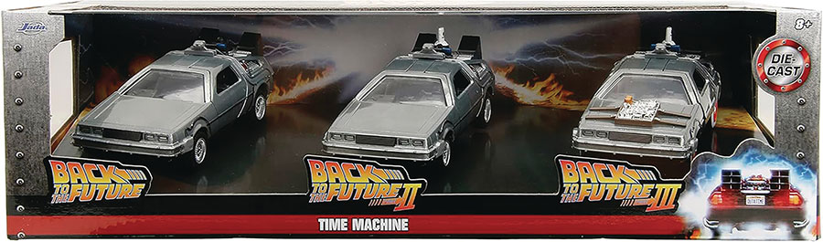 HWR BACK TO FUTURE 1/32 DIE-CAST VEHICLE 3PK (C: 1-1-2
