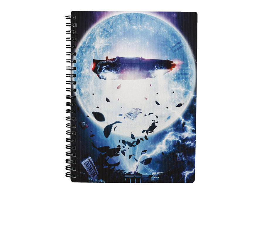 BTTF POSTER DELOREAN 3D EFFECT NOTEBOOOK