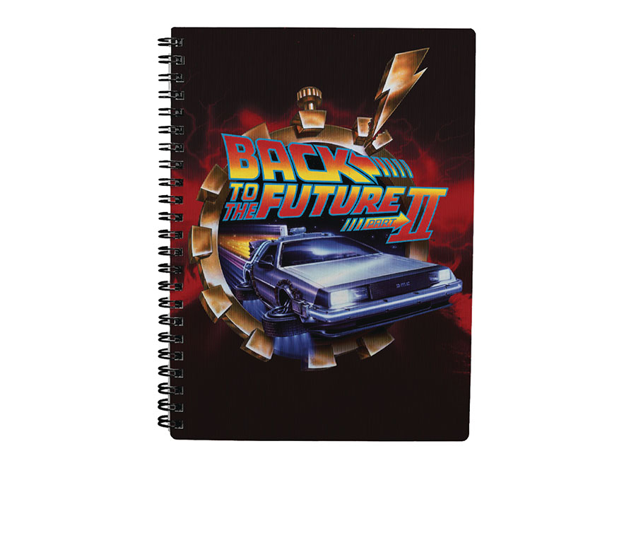 BTTF 2 POSTER 3D EFFECT NOTEBOOOK