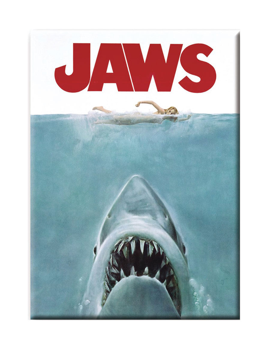 JAWS POSTER 2 1/2IN X 3 1/2IN FLAT MAGNET (C: 1-1-2)