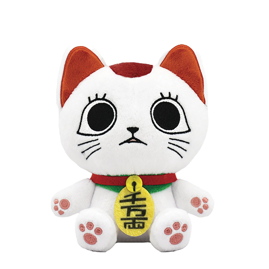 DANDADAN CHIBINUI PLUSH TURBO GRANNY BECKONING CAT (C: