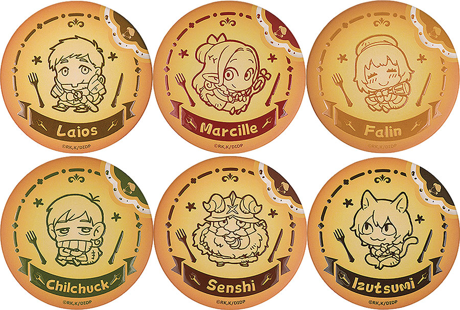 Delicious In Dungeon Collectible Pinback Button Blind Mystery Box 6-Piece Display