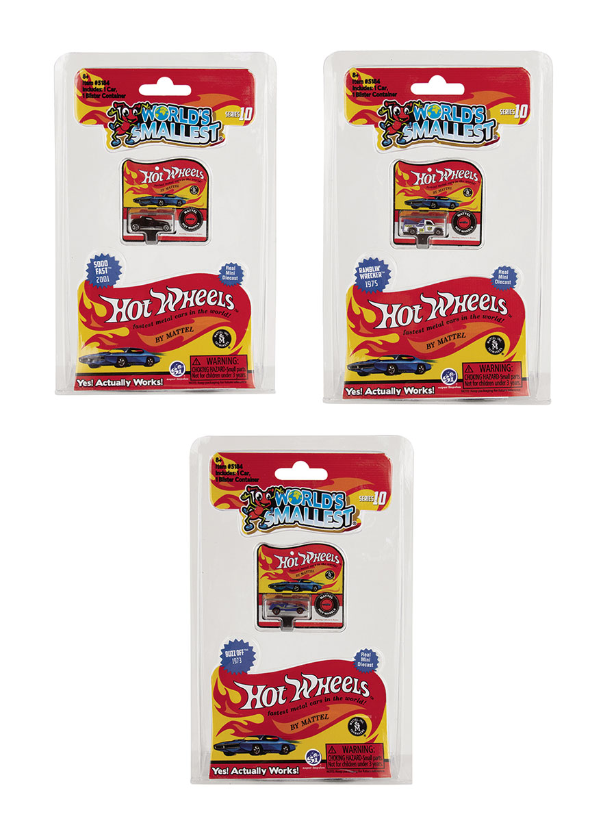 WORLDS SMALLEST HOT WHEELS SERIES 10 12PC CS (C: 1-1-2