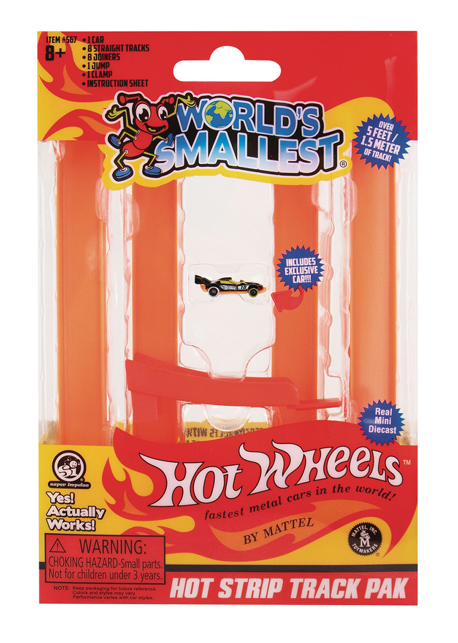 WORLDS SMALLEST HOT WHEELS STRIP TRACK SET (C: 1-1-2)