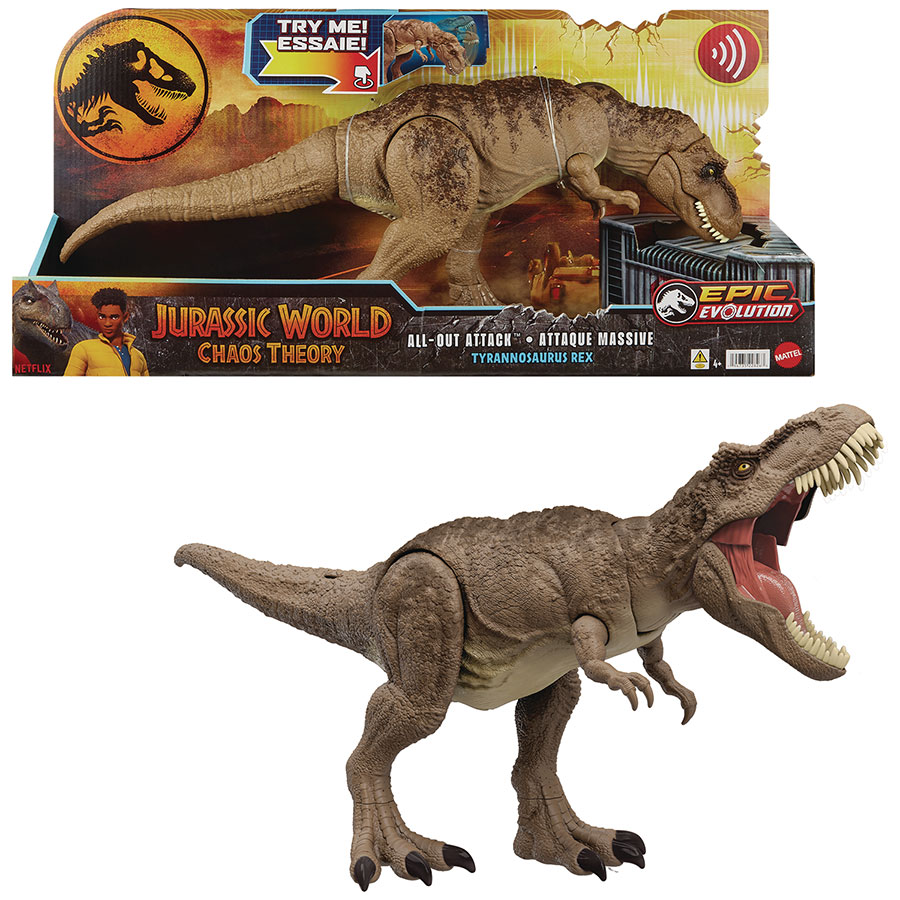JURASSIC WORLD EPIC EVOLUTIONS ALL OUT T-REX AF (C: 1-