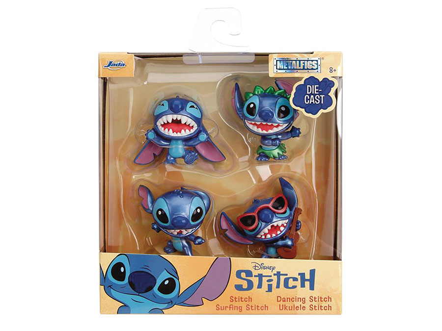 DISNEY STITCH 2.5IN METALFIGS 4PK (C: 1-1-2)