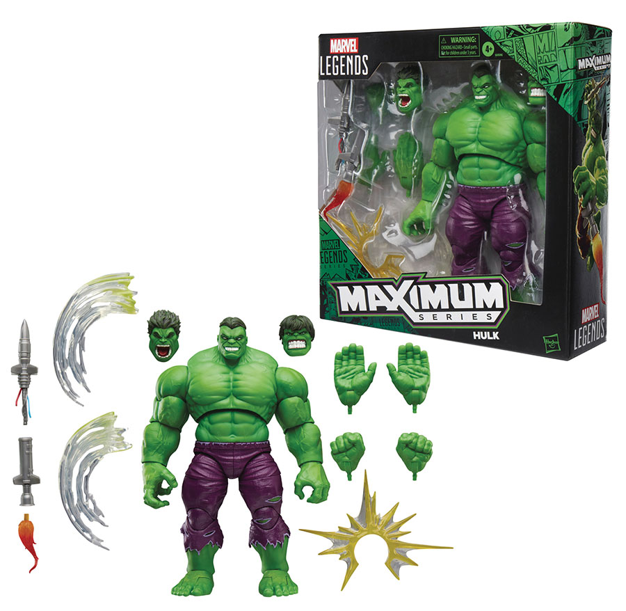 MARVEL LEGENDS MAXIMUM SER 6IN DLX HULK AF (C: 1-1-2)