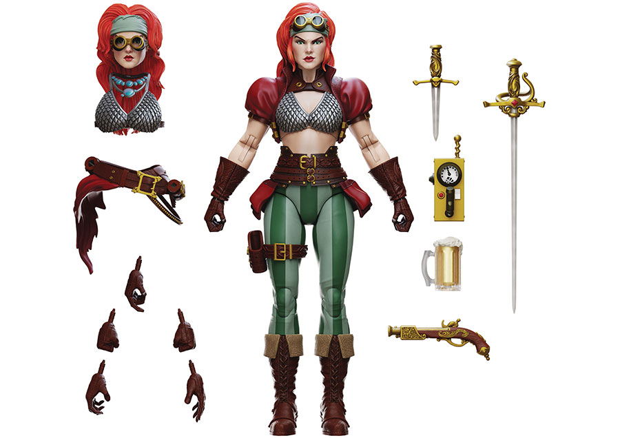 EPIC HACKS RED SONJA STEAMPUNK LEGEND 1/12 SCALE AF (C