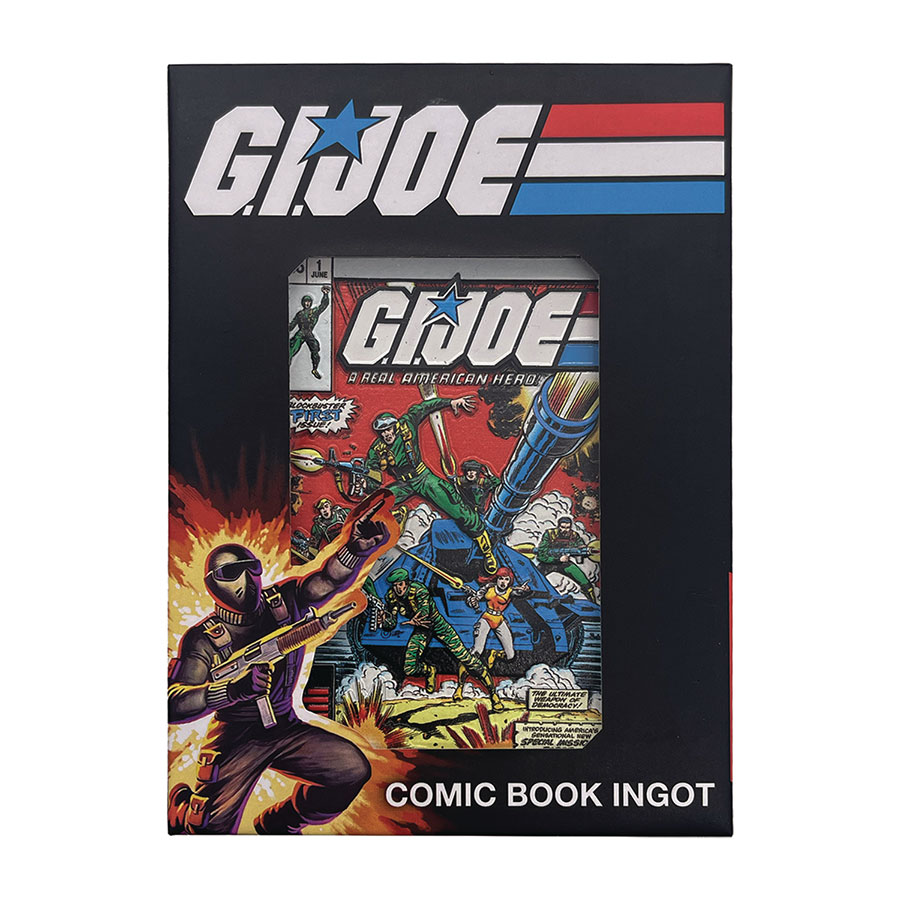 GI JOE A REAL AMERICAN HERO #1 LIMITED EDITION INGOT