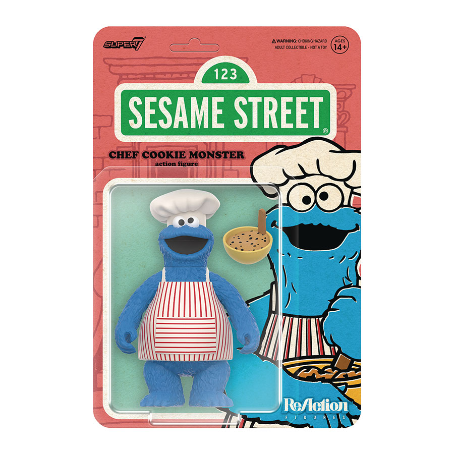 Sesame Street ReAction Figure Wave 4 - Chef Cookie
