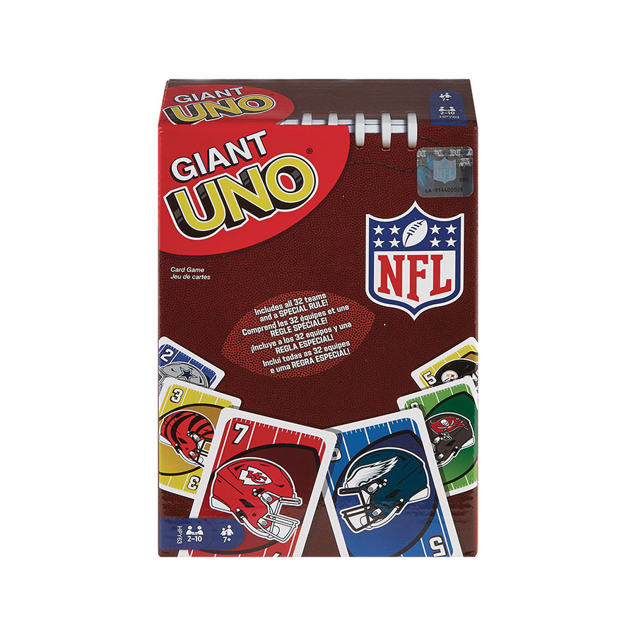 Giant UNO NFL Card Game