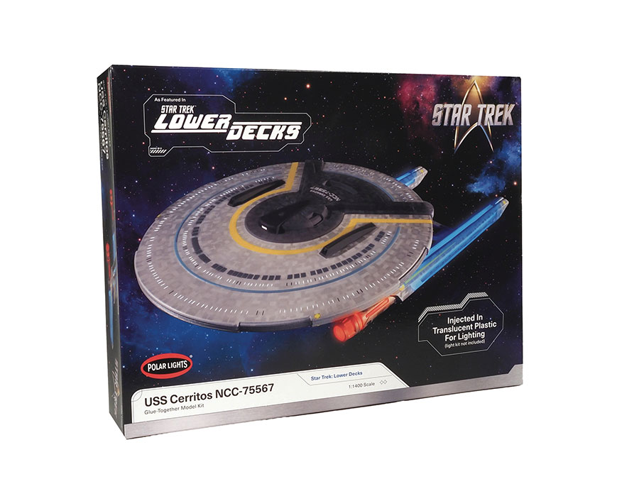 Star Trek Lower Decks USS Cerritos Polar Lights 1/1400 Scale Model Kit