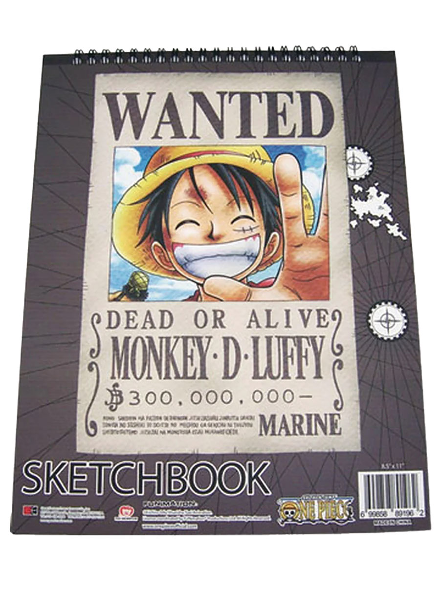 ONE PIECE LUFFY WANTED SKETCHBOOK (C: 1-1-2)