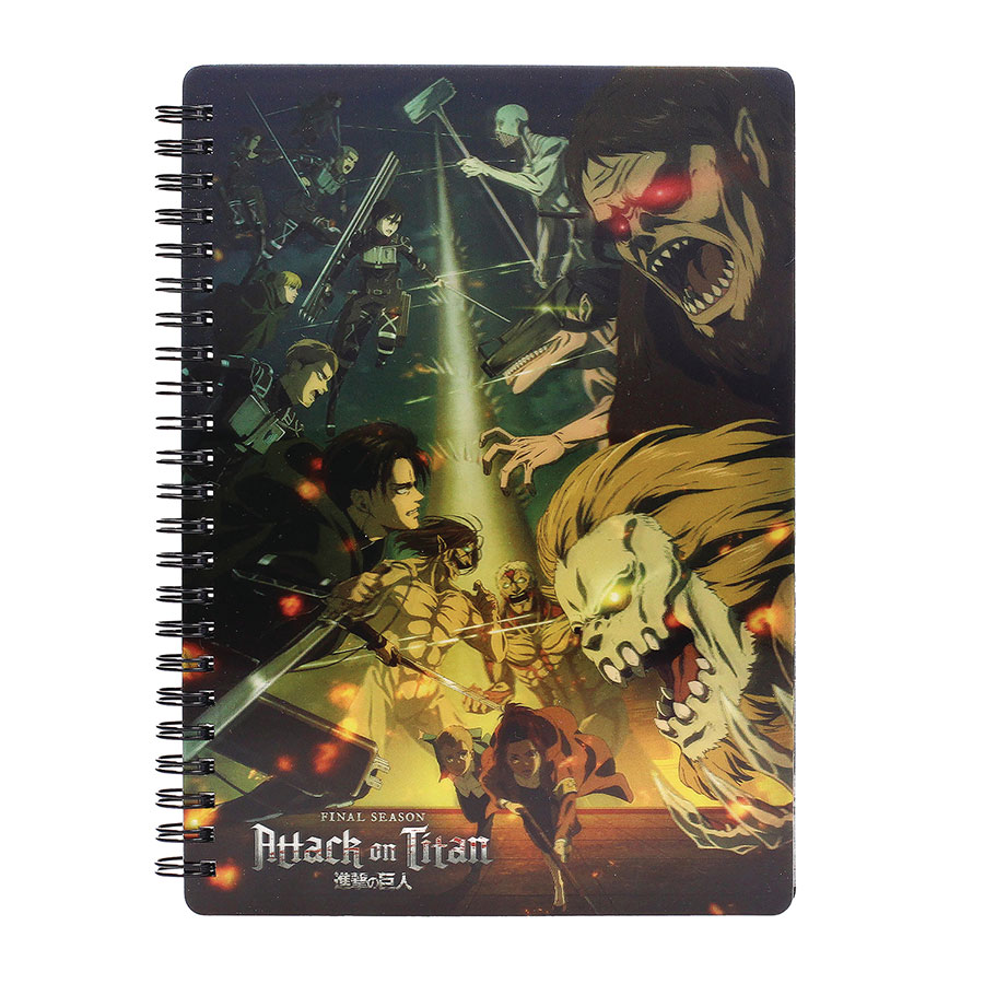 ATTACK ON TITAN STRUGGLE 3D EFFECT NOTEBOOK (C: 1-1-2)