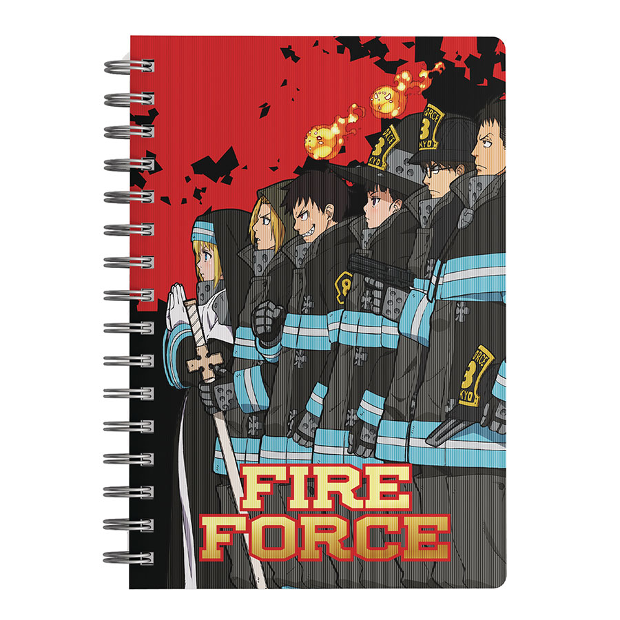 FIRE FORCE GROUP 3D EFFECT NOTEBOOK (C: 1-1-2)