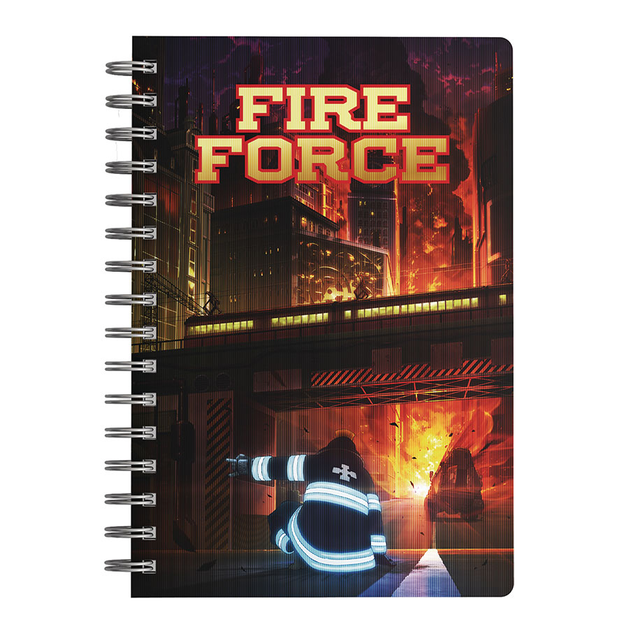 FIRE FORCE TRAIN 3D EFFECT NOTEBOOK (C: 1-1-2)