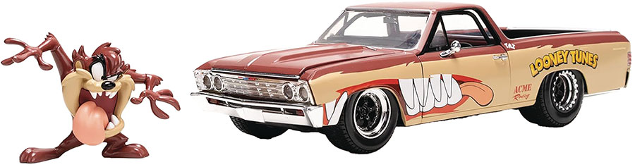 LOONEY TUNES CHEVY EL CAMINO W/ TAZ 1/24 DIE-CAST VEHICLE