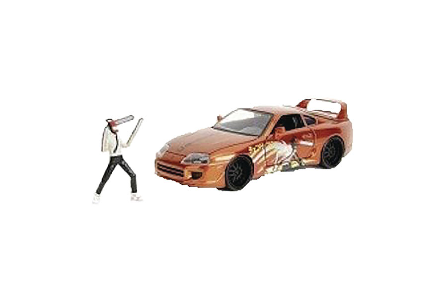 CHAINSAW MAN 1995 TOYOTA SUPRA 1/24 DIE-CAST VEHICLE (
