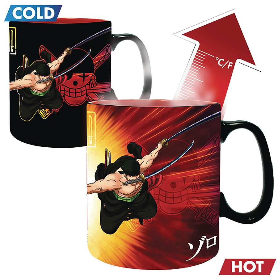 ONE PIECE ZORO & SANJI HEAT CHANGE MUG (C: 1-1-2)