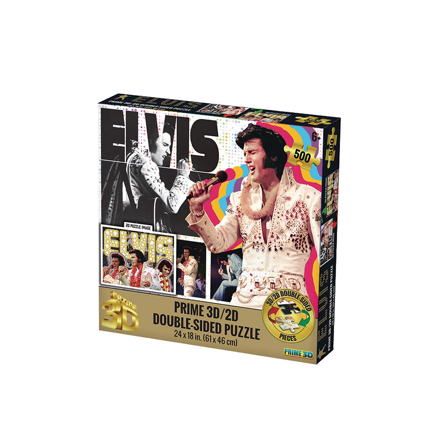 ELVIS PRESLEY 3D/2D JIGSAW PUZZLE 500PC 24X18 (C: 1-1-