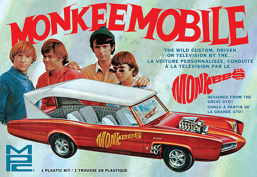 Monkees Monkeemobile TV Car 1/25 Scale MPC Model Kit