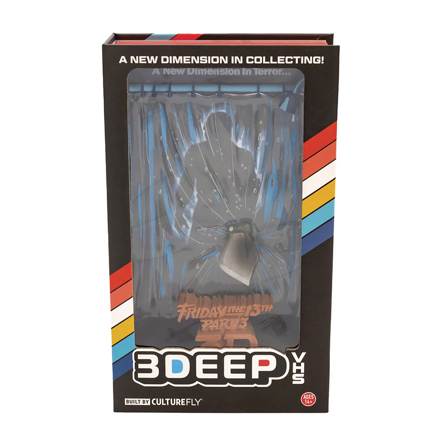 FRIDAY THE 13TH PART 3 3 DEEP VHS HOME DECOR (C: 1-1-2