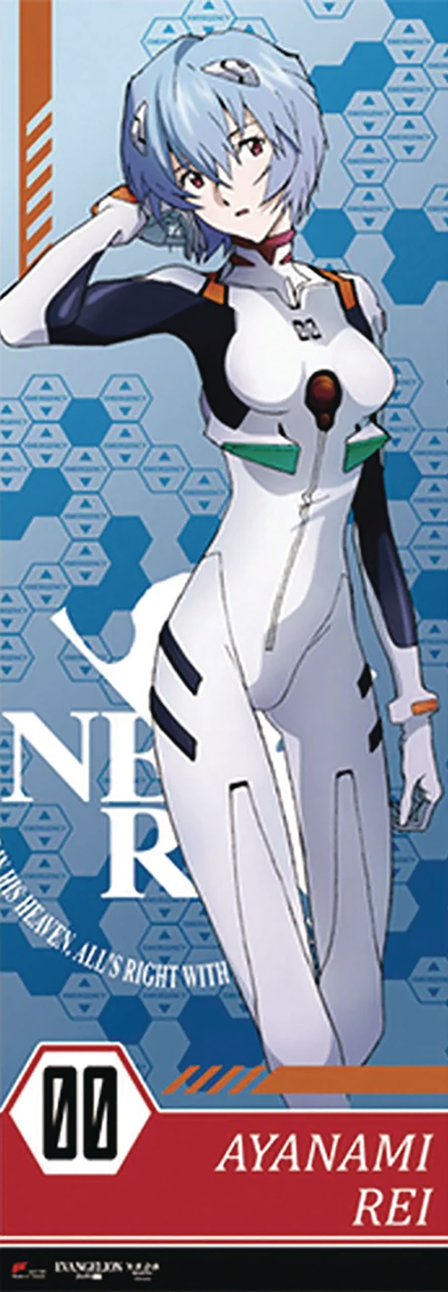 EVANGELION REI AYANAMI HUMAN SIZE 67IN WALL SCROLL (C: