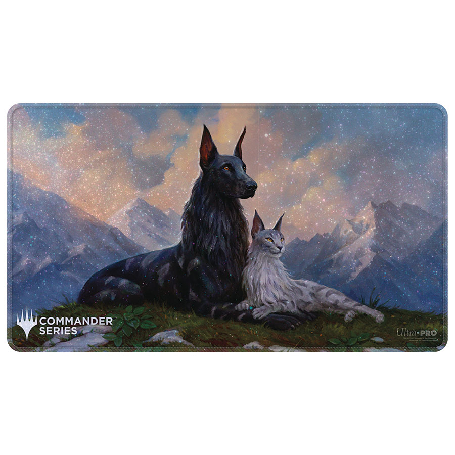 Magic The Gathering Commander 2025 Rin And Seri Holofoil Playmat