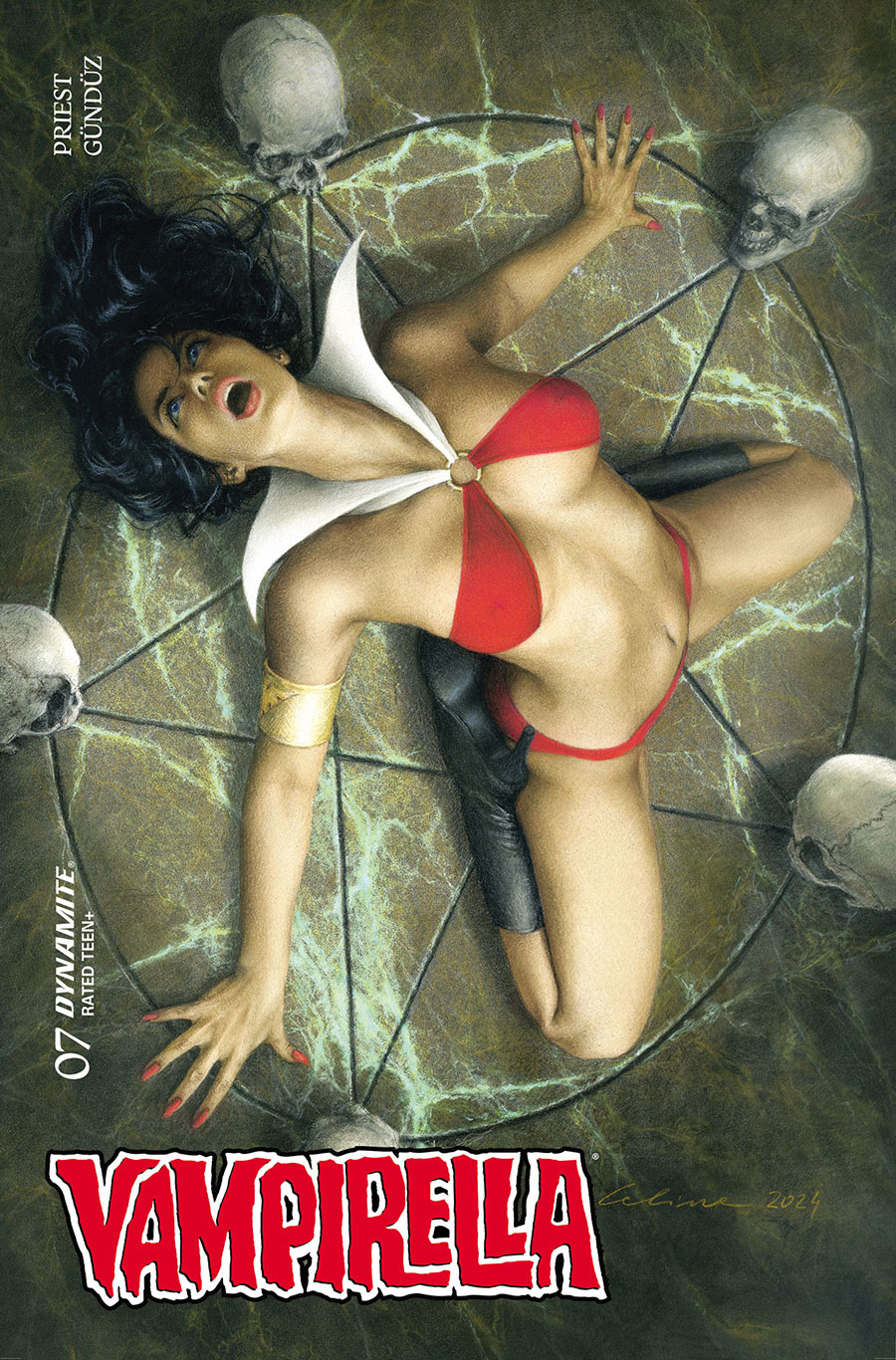 Vampirella Vol 9 #7 Cover H Incentive Celina Variant Cover