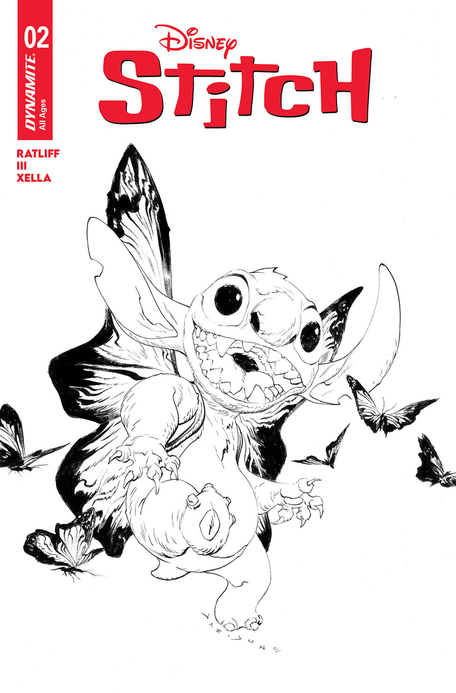 Stitch #2 Cover G Incentive Jae Lee Line Art Cover