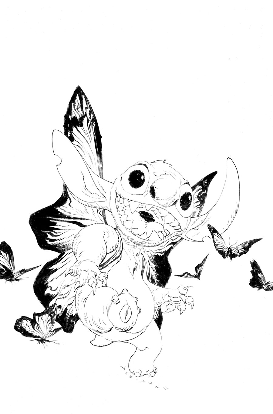 Stitch #2 Cover J Incentive Jae Lee Line Art Virgin Cover