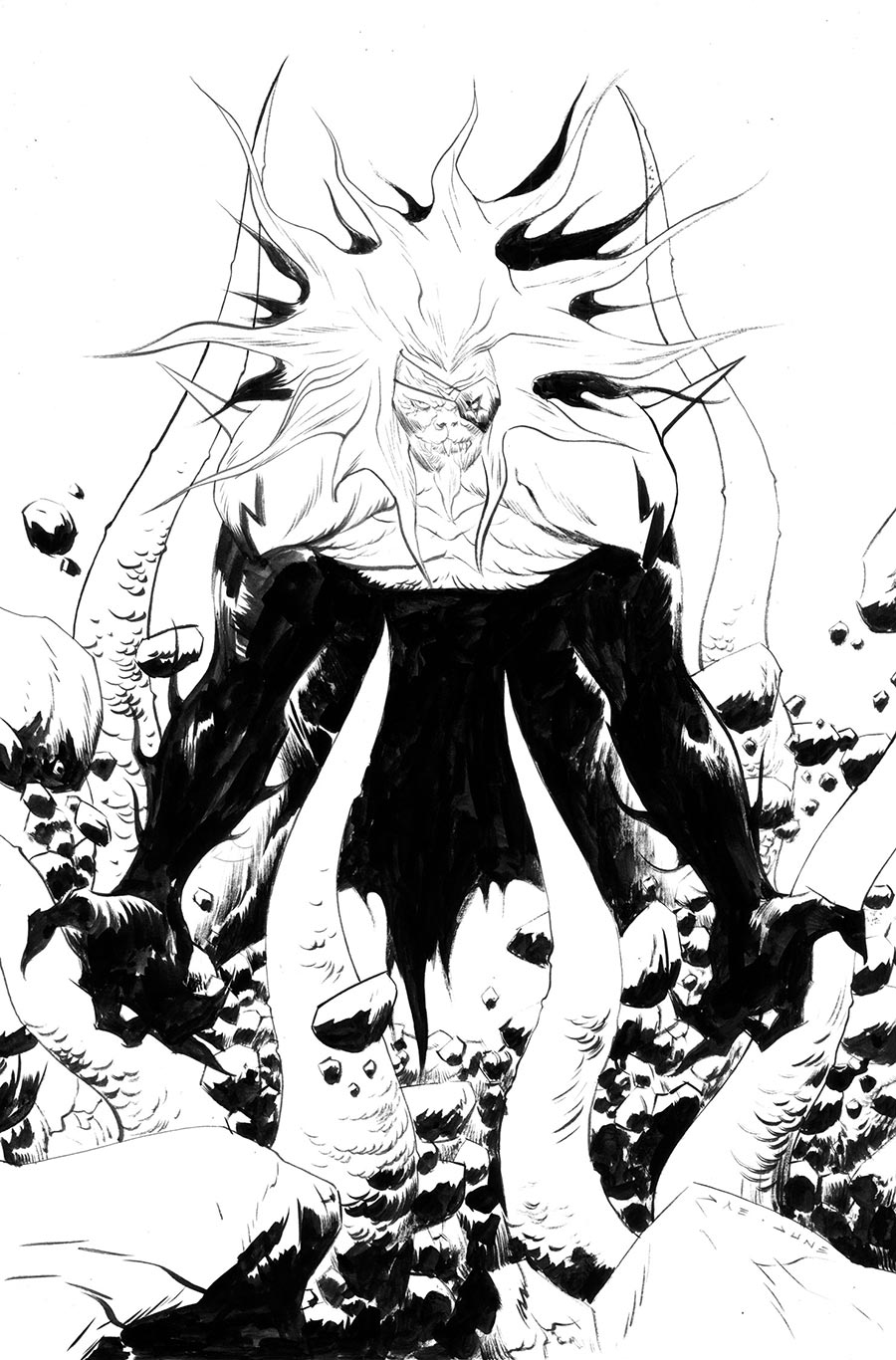 SilverHawks Vol 2 #9 Cover H Incentive Jae Lee Line Art Virgin Cover