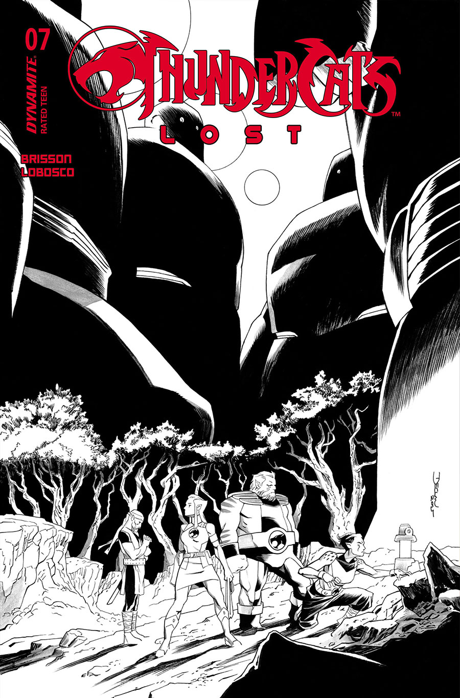 Thundercats Lost #7 Cover H Incentive Declan Shalvey Line Art Cover
