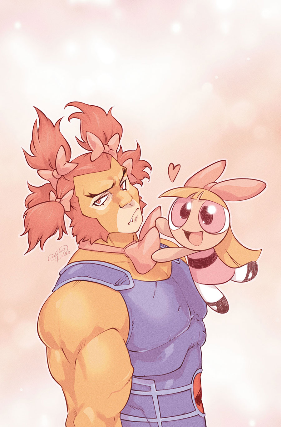 Thundercats Powerpuff Girls #4 Cover G Incentive Emilio Pilliu Virgin Cover