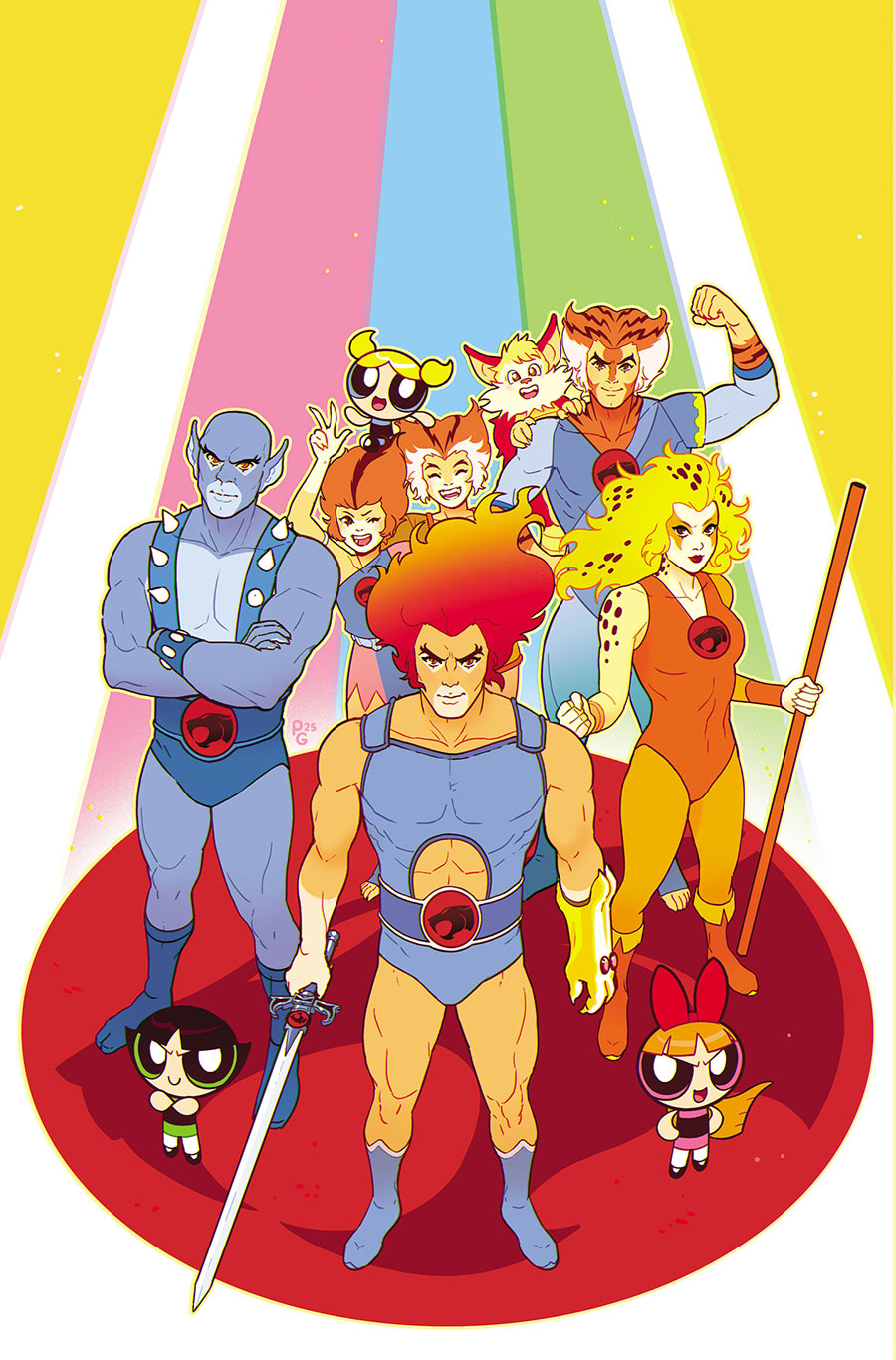Thundercats Powerpuff Girls #4 Cover J Incentive Paulina Ganucheau Virgin Cover