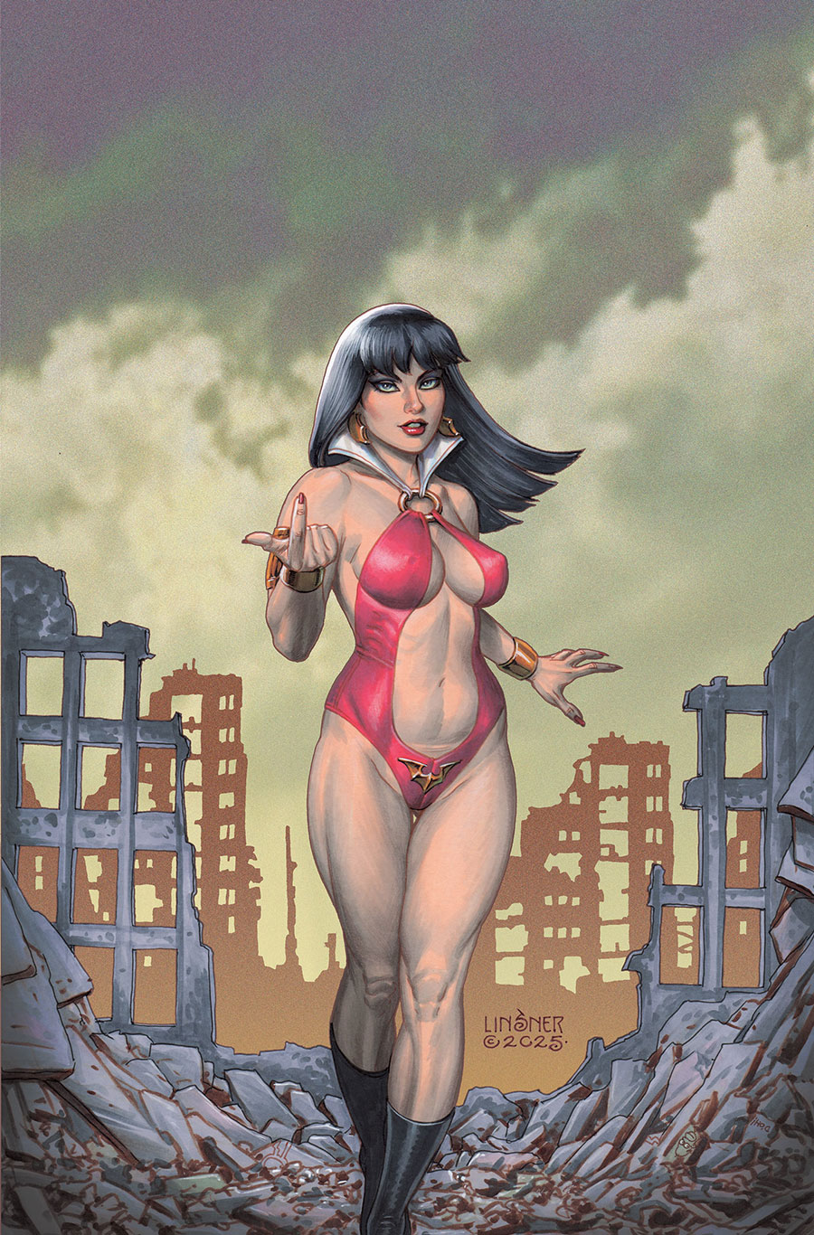 Vampirella Armageddon #3 Cover I Incentive Joseph Michael Linsner Virgin Cover