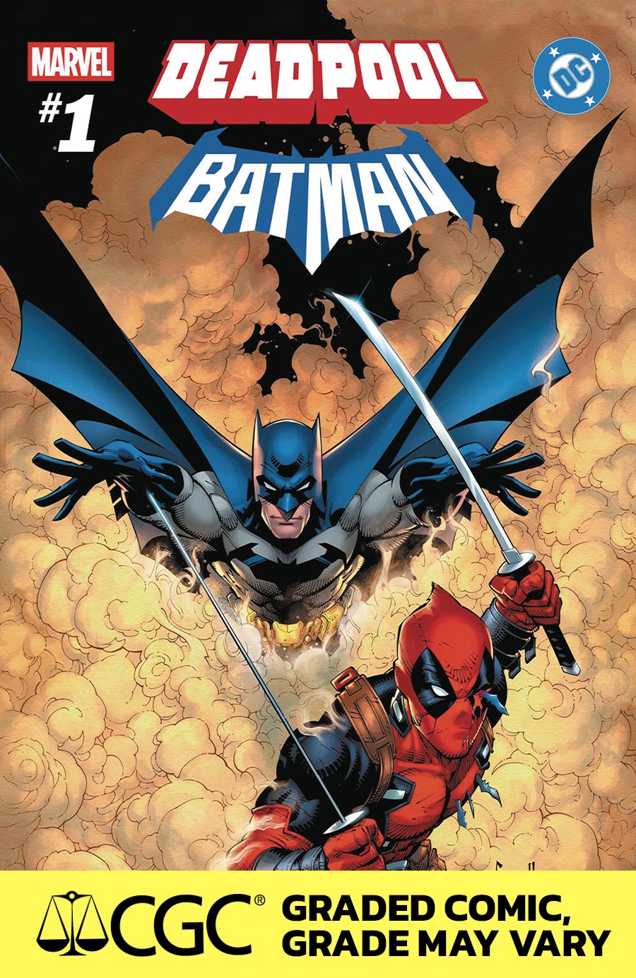 Marvel DC Deadpool Batman #1 (One Shot) Cover Y DF CGC Graded 9.6 Or Higher