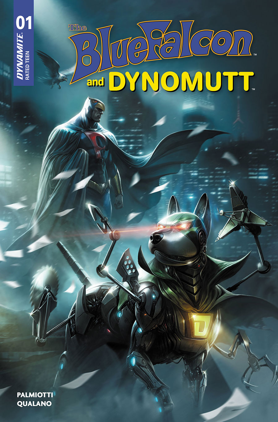 Blue Falcon & Dynomutt #1 Cover G Variant Francesco Mattina Foil Cover