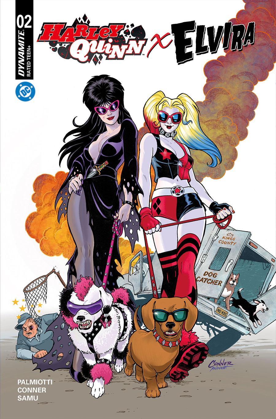 Harley Quinn x Elvira #2 Cover E Variant Amanda Conner 1 Foil Cover