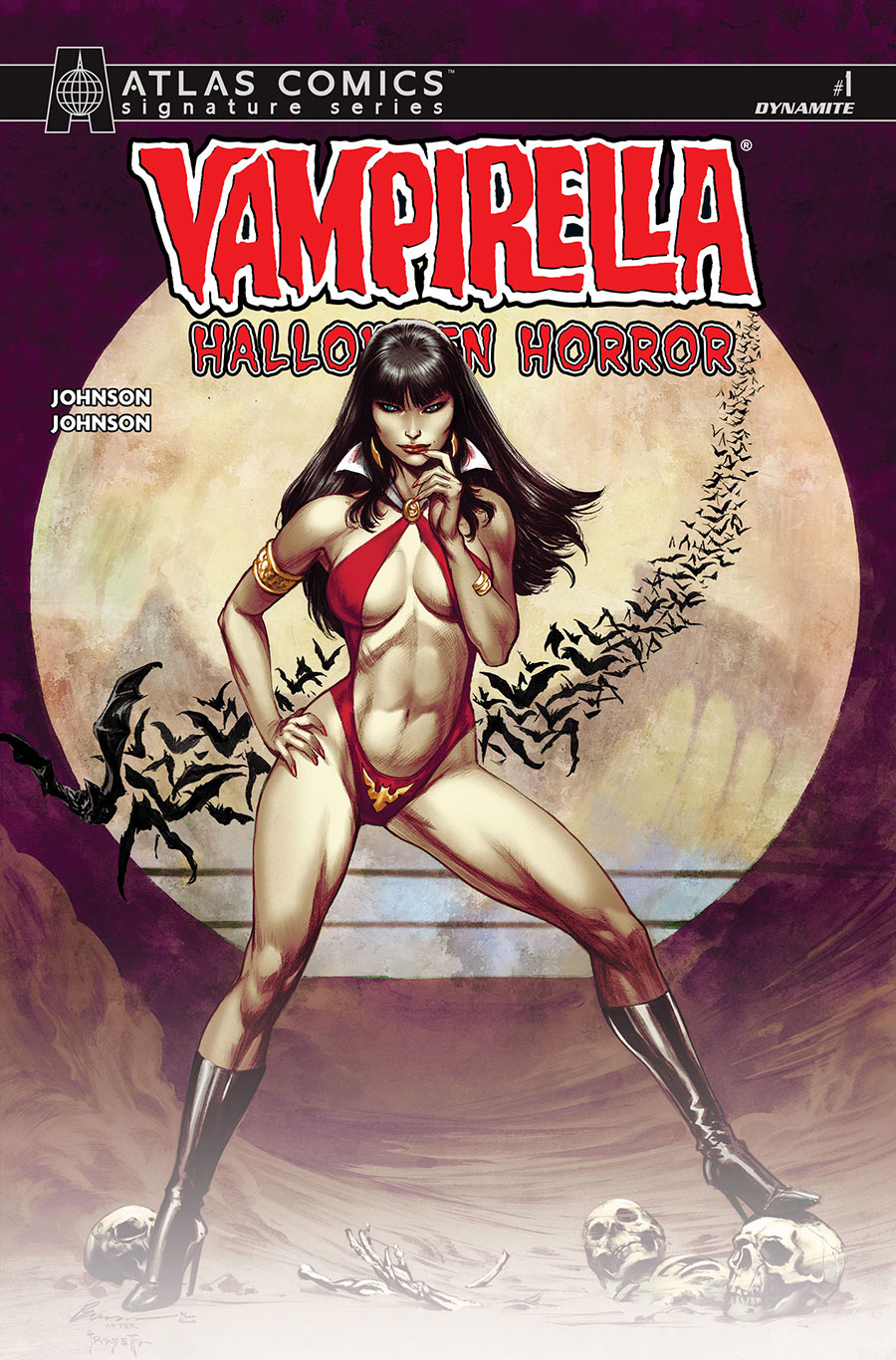 Vampirella Halloween Horror #1 (One Shot) Cover I Atlas Signature Edition BUZZ Variant Cover Signed By BUZZ