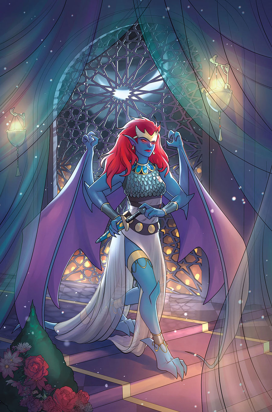 Gargoyles Demona #4 Cover E Dynamite Metal Premium Meghan Hetrick Cover