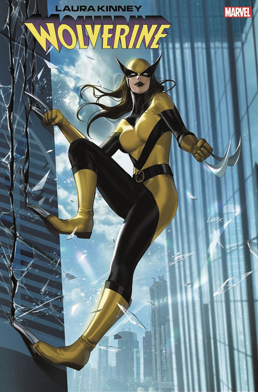 Laura Kinney Wolverine #1 Cover L DF 2nd Ptg Lesley Leirix Li Variant Cover Signed By Erica Schultz