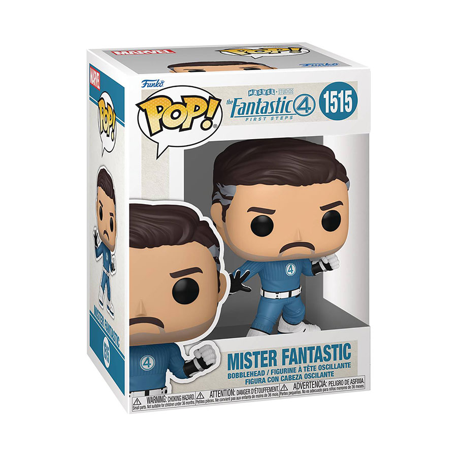 POP Marvel Fantastic Four First Steps Mister Fantastic Vinyl Bobble Head