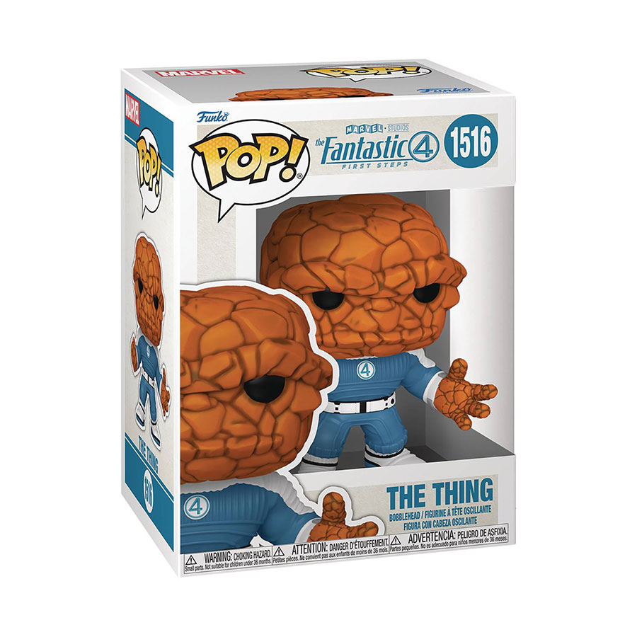 POP Marvel Fantastic Four First Steps The Thing Vinyl Bobble Head