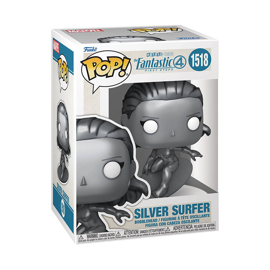 POP Marvel Fantastic Four First Steps Silver Surfer Vinyl Bobble Head