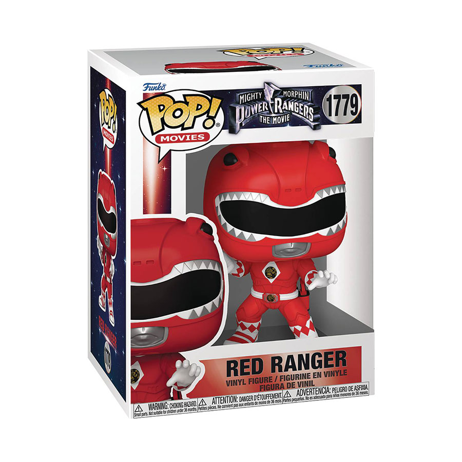 POP Movies Mighty Morphin Power Rangers The Movie Red Ranger Vinyl Figure