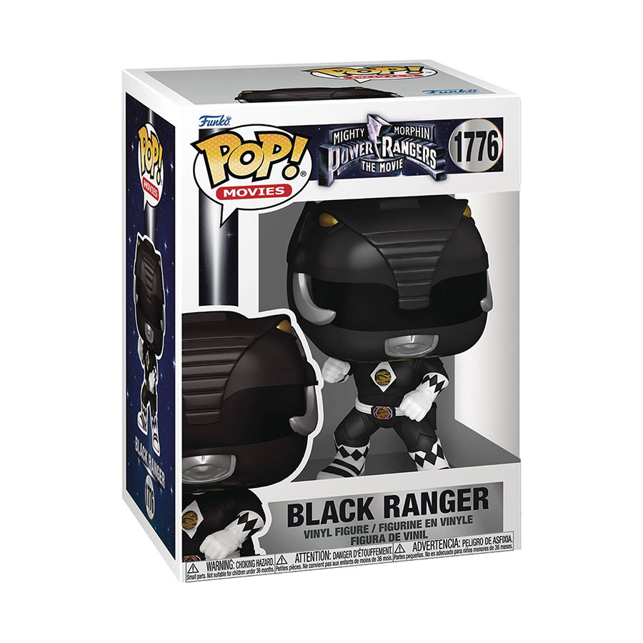 POP Movies Mighty Morphin Power Rangers The Movie Black Ranger Vinyl Figure